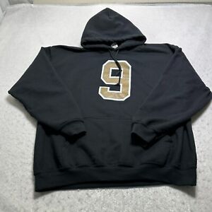Cool Drew Brees New Orleans Saints Gildan Hoodie Mens XL Black Fleece Sweatshirt