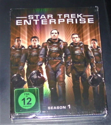 STAR TREK ENTERPRISE STAFFEL/SEASON 1 BLU RAY IM GEPRÄGTEM SCHUBER NEU & OVP - Bild 1 von 4