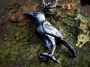 Haunted Magickal Raven Crow Amulet of Psychic Powers - Picture 1 of 4