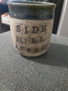 Stoneware Coffee Mug, 2021, Blue/Brown - Picture 1 of 4