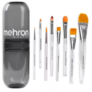 Paradise Makeup AQ 8 Set di spazzole e supporto MUA kit professionale strumenti di pittura viso corpo arte - Foto 1 di 8