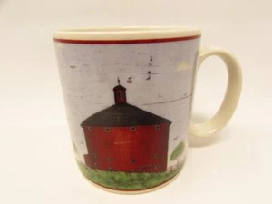 Barns by Sakura Mug Red Round Barn  b231 - Picture 1 of 2