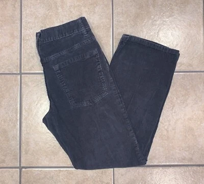 Мальчика 12 хаски старый темно-серый серый прямой вельвет 100% хлопок брюки 28 x 26 - Изображение 1 из 4