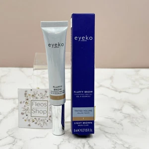 Eyeko Fluffy Brow Volumizing Fibre Gel Light Brown 1 - Fullsize & Authentic - Picture 1 of 3