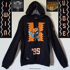 10.Deep Victory MCMXCV 1995 Aztec Warrior I WIN U LOSE Black L Hoodie Sweatshirt - Picture 1 of 20