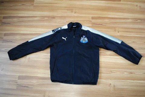 KIDS BOYS 9-10 YEARS 140 CM. NEWCASTLE TRAINING JACKET WITH ZIPPED PUMA BLACK Cover