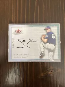 Seth Etherton 2000 Fleer Autographics AUTHENTIC AUTOGRAPH Anaheim Angels 091/250 - Picture 1 of 2