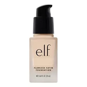 e.l.f. Base satinada impecable cobertura ligera y media, perla 0,68 fl oz - Imagen 1 de 7