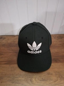 Adidas Youth Adjustable Black Hat Cap - Picture 1 of 6