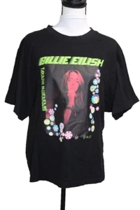 Billie Eilish x Takashi Murakami Uniqlo T Shirt Womens Size M Black MINT NO FADE - Imagen 1 de 4