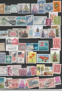 WorldwideLOT OF `50STAMPS ALL DIFFERENT -MNH - Picture 1 of 3