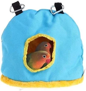 Nido Ciondolo per Uccelli, Inverno Caldo Nido Di Uccello Gabbia, Peluche Inverno - Foto 1 di 12