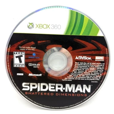 Xbox 360 Spider-Man Shattered Dimensions Xbox 360 - TESTED - Image 1 of 2