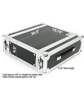 OSP 3-Space ATA 3U Shallow Effects Rack Road Tour Flight Case - RC3U-14 - Picture 1 of 6