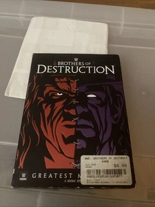 WWF/WWE: Brothers of Destruction - Greatest Matches (DVD, 2014) w/ Slipcover - Imagen 1 de 8