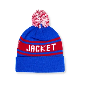 Mütze, Mütze, Hommage, Acryl Beanie, "Jacket Backers", blau/rot, Made in Canada - Bild 1 von 3