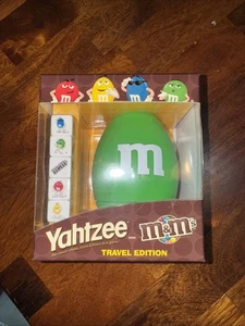 Yahtzee Hasbro Dice Game Travel Edition Red M&M’s 2011 NIB - Picture 1 of 5