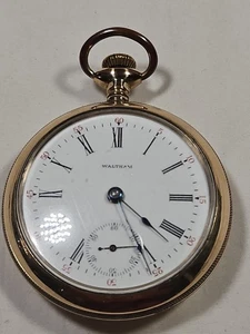 B315 WALTHAM 15J GRADO NO. RELOJ BOLSILLO 81 MODELO 1883 ORO 18S RELLENO RUNNING - Imagen 1 de 19
