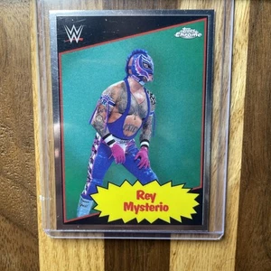 2025 Topps Chrome WWE Rey Mysterio 1985 Topps Refractor 85TC-RM Raw - Picture 1 of 2