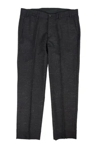 Our Legacy Casual Dress Pants Trousers Virgin Wool Sz48 Black White Speckled - Picture 1 of 9