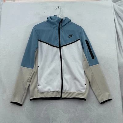 Sudadera con Capucha Nike Tech Fleece Para Hombre M Multicolor Bloques de Color Cremallera Completa Ligera Foto 1 de 4