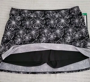 Tranquility Of Colorado Skort-Womens XL-Black Pom Pom- Golf/Tennis-Stretch NWT - Picture 1 of 11