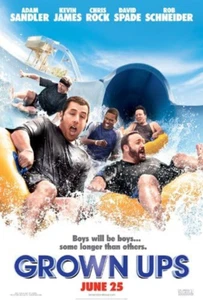 Grown Ups Movie Poster (27 x 40 Inches - 69cm x 102cm) (2010) -(Adam Sandler)... - Picture 1 of 12
