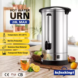 Maxkon Hot Water Urn 28L Max Dual Layer Electric Hot Beverage Dispenser 2500W - Picture 1 of 12
