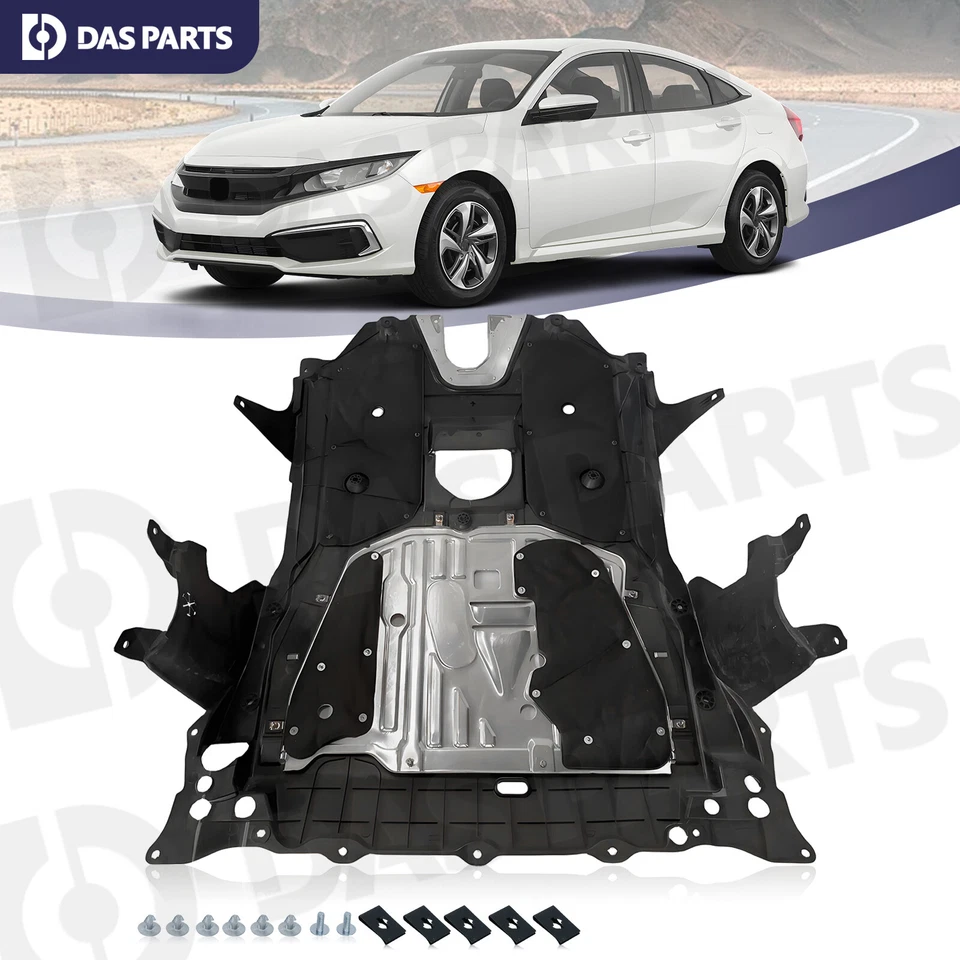 Engine Cover Splash Under Shield For 2016-2021 Honda Civic 74110TBCA00 - Image 1 of 4