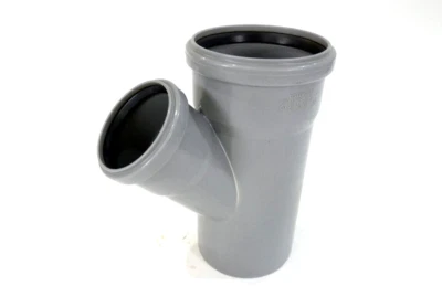 OSTENDORF HT Rohr Abzweig DN 110 x 75 x 45° Grad | Abflussrohr - Bild 1 von 4