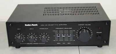 Nice!! Works!! RADIO SHACK #MPA-45 PA 35 Watt OUTPUT EQUALIZER AMPLIFIER/ Amp - Image 1 of 4