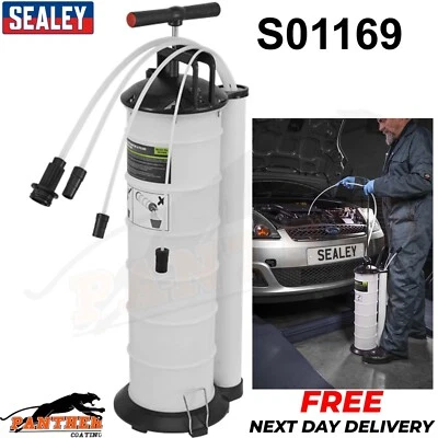 Sealey Vacuum Oil and Fluid Extractor S01169 - 6.5L Manual Suction Pump - Image 1 of 4
