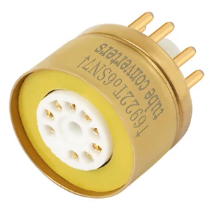 Adaptador de tubo de vacío Amptata 6922 ECC88 a 6SN7 6SL7 CV181 6N8P convertidor de enchufe - Imagen 1 de 2