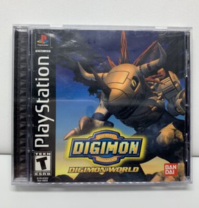 DIGIMON WORLD DIGIMON DIGITAL CARD BATTLE PlayStation 1 Game Tested & Working