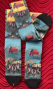 Disc Golf SOCKS • 3 HEADED MONSTER BIRD • Wicked Art • Comfy Alert! - Picture 1 of 7