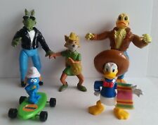 Lot of Vtg Action Figures~ TMNT Ace Duck, Revv Dinosaur, Smurfette, Robin hood F
