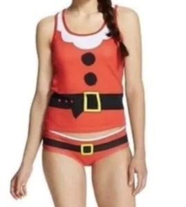 Secret Santa 2-Piece Tank & Hipster Panty Set, Size: Women's X-Small *New* - Picture 1 of 8