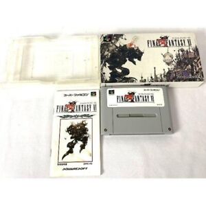Final Fantasy VI 6 SFC Japanese version IN BOX JAPAN