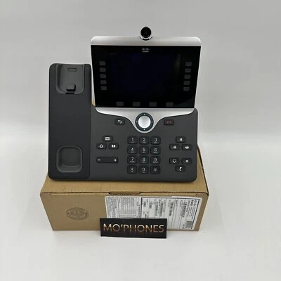 Cisco 8845 VoIP Video Phone w/Camera & Stand - CP-8845-K9 NEW - Image 1 of 3