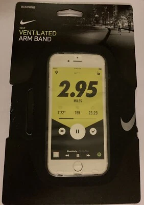 Nuevo Nike Brazalete iPhone Android Estuche Correr Deportes Ventilado Azul Unisex Nuevo con Etiquetas Foto 1 de 2