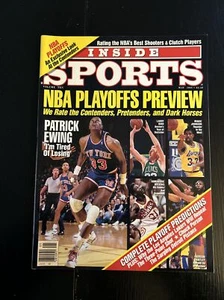 Inside Sports May 1988 Newsstand Larry Bird Magic Patrick Ewing Dominique! - Picture 1 of 11