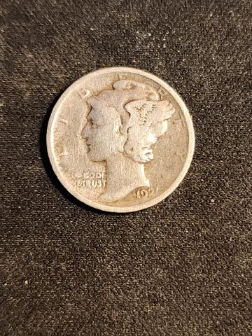 1021 P Mercury Dime XF #2044 Cover