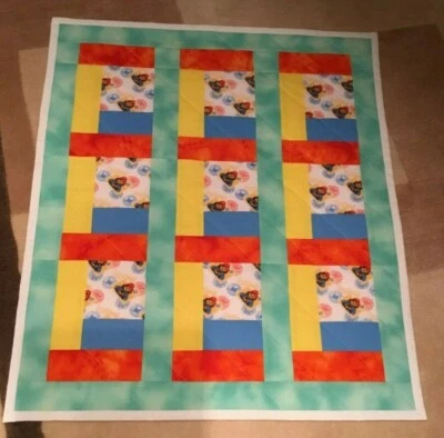 Colchas hechas a mano Margarets - alfombra de juego para bebé niño pequeño alfombra de juego edredón paddington oso Foto 1 de 3