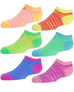 Shape Topped Blend Girl's Low Cut 6 Pair Pack - Picture 1 of 2