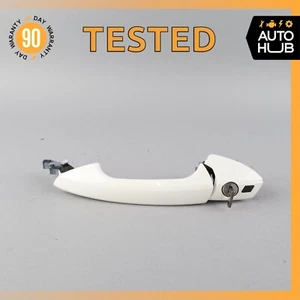 2014 Mercedes X166 GL450 Exterior Door Handle Front Left Side White OEM - Bild 1 von 9