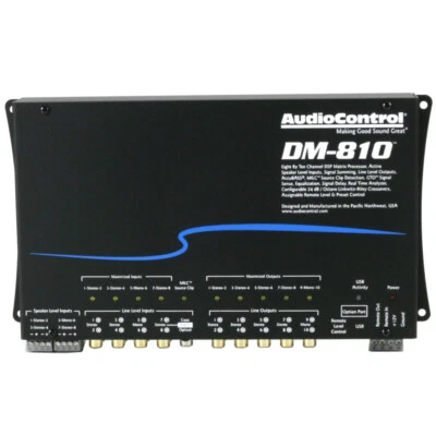 AudioControl DM-810 8-Input 10-Output DSP Matrix Processor 30-Band EQ NEW - Image 1 of 4