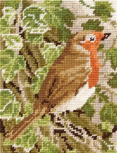 Anchor Robin Tapestry Kit Starter Sewing 14 x 18cm - 5.5 x 7 inches All Included - Picture 1 of 1