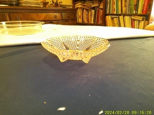 6.5-Inch Moonstone? Depression Glass Candy Dish - Picture 1 of 9