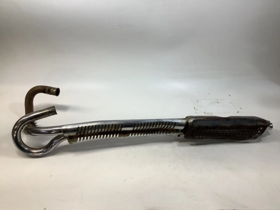 Honda Vintage 1970 K4 CL175 Scrambler Exhaust Pipes System Headers - Imagem 1 de 4