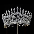 10.5cm Tall Large CZ Crystal Wedding Bridal Queen Princess Prom Tiara Crown